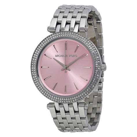 michael kors watch mk face|women pink mk watch.